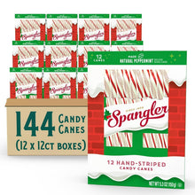 Load image into Gallery viewer, Classic Peppermint Candy Canes - 144 Individually Wrapped Festive Treats