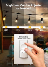 Load image into Gallery viewer, 50 Pack Shatterproof LED S14 Bulbs - Warm White Vintage Lights for Indoors
