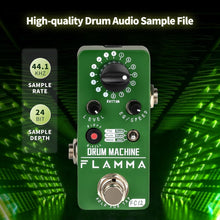 Load image into Gallery viewer, Metal Drum Machine Guitar Pedal with 48 Grooves &amp; Real-Time Fill Function