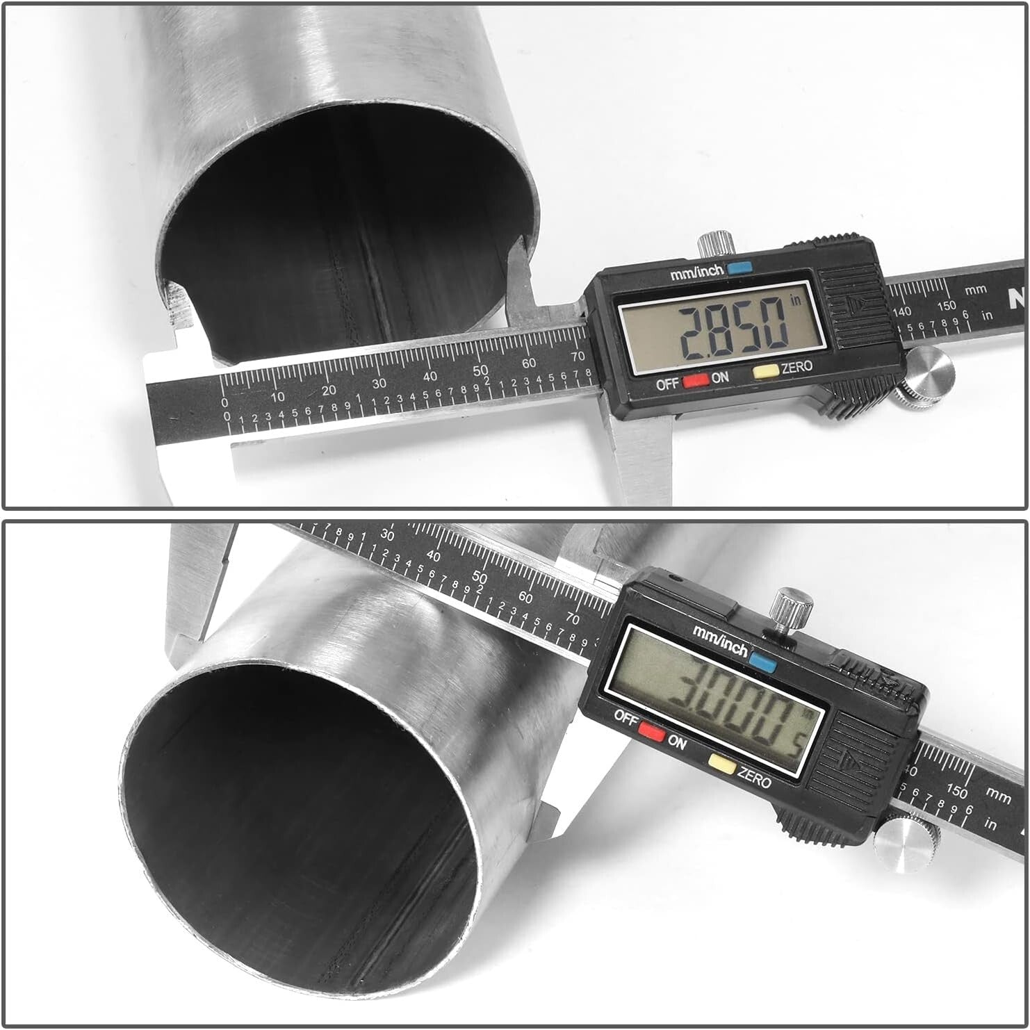 DIY Universal Exhaust Tubing Kit - 16 Pcs 3.0" Stainless Steel Mandrel Bends