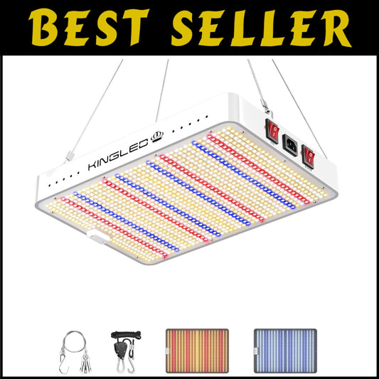 Cost-Effective Indoor Grow Light - 3x3 ft Coverage, Ideal for All Plant Stages