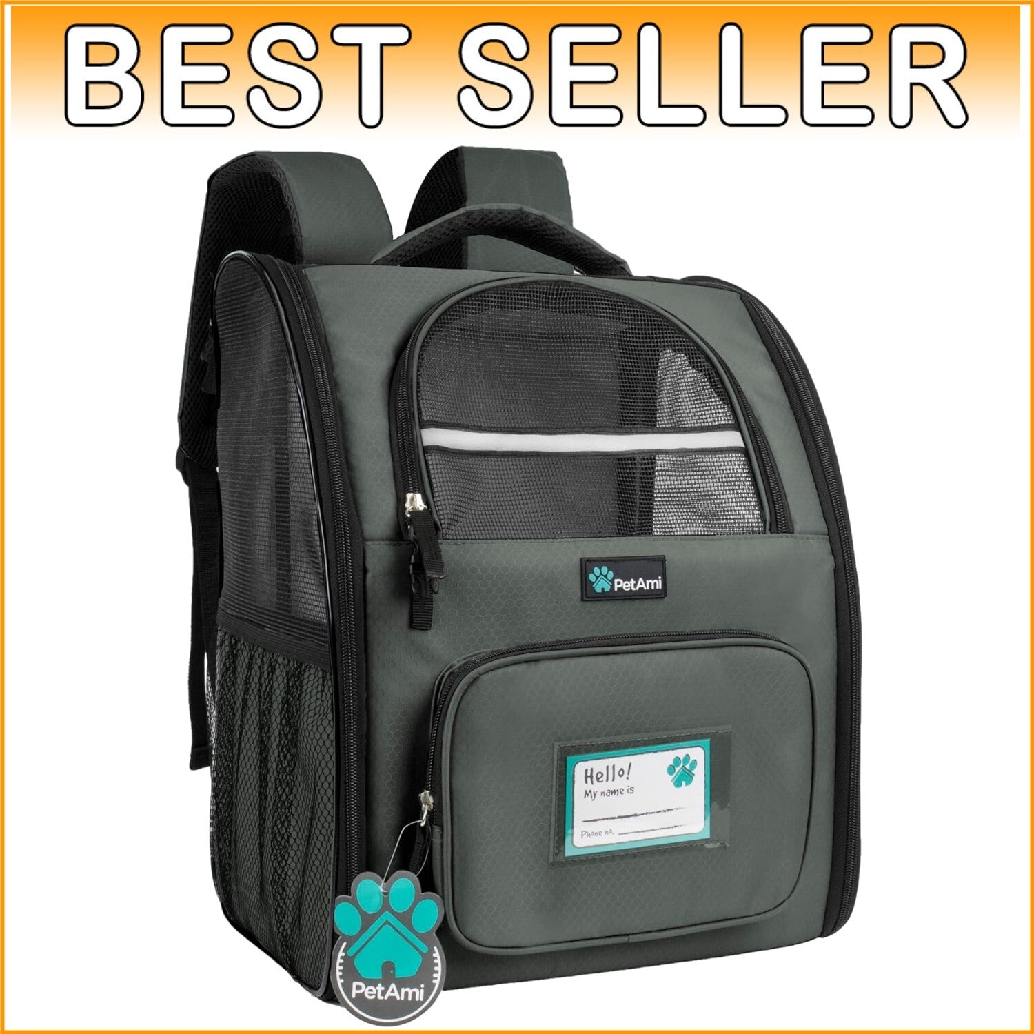 Large Capacity Cat Carrier Backpack - Ideal for Traveling and Hiking Adventures