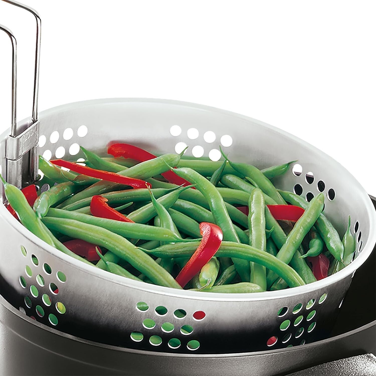 Ceramic Nonstick Multi-Cooker - Deep Fryer and Steamer for Effortless Cooking