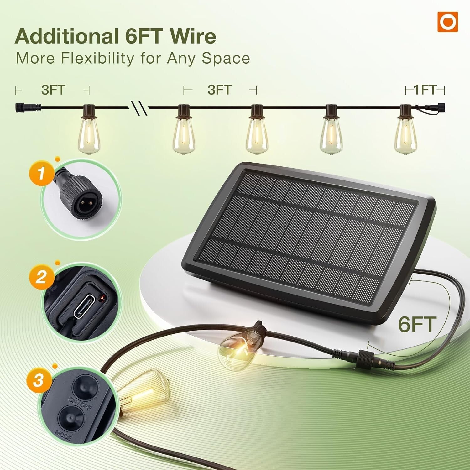 Elegant Waterproof Solar and USB String Lights - Perfect for Parties & Weddings