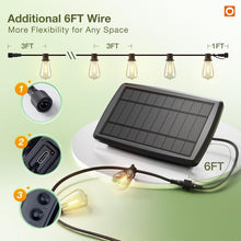 Load image into Gallery viewer, Elegant Waterproof Solar and USB String Lights - Perfect for Parties &amp; Weddings