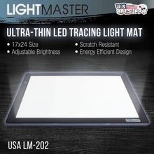 Load image into Gallery viewer, Ultra-Thin 17x24" Portable Dimmable Lightboard - Ideal for Crafting &amp; Drawing
