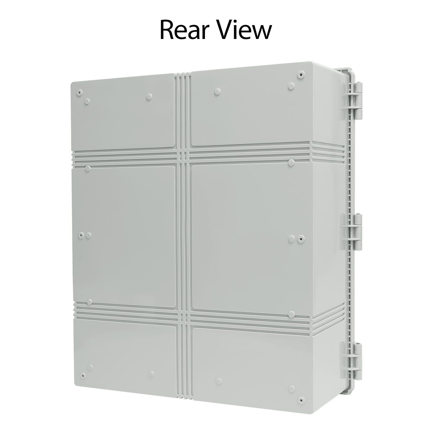 IP67 Waterproof Electrical Box - Hinged Cover with Stainless Steel Latch, 24....