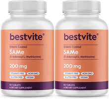 Load image into Gallery viewer, Advanced SAM-e 200mg Formula - 120 Vegan Tablets for Enhanced Wellbeing