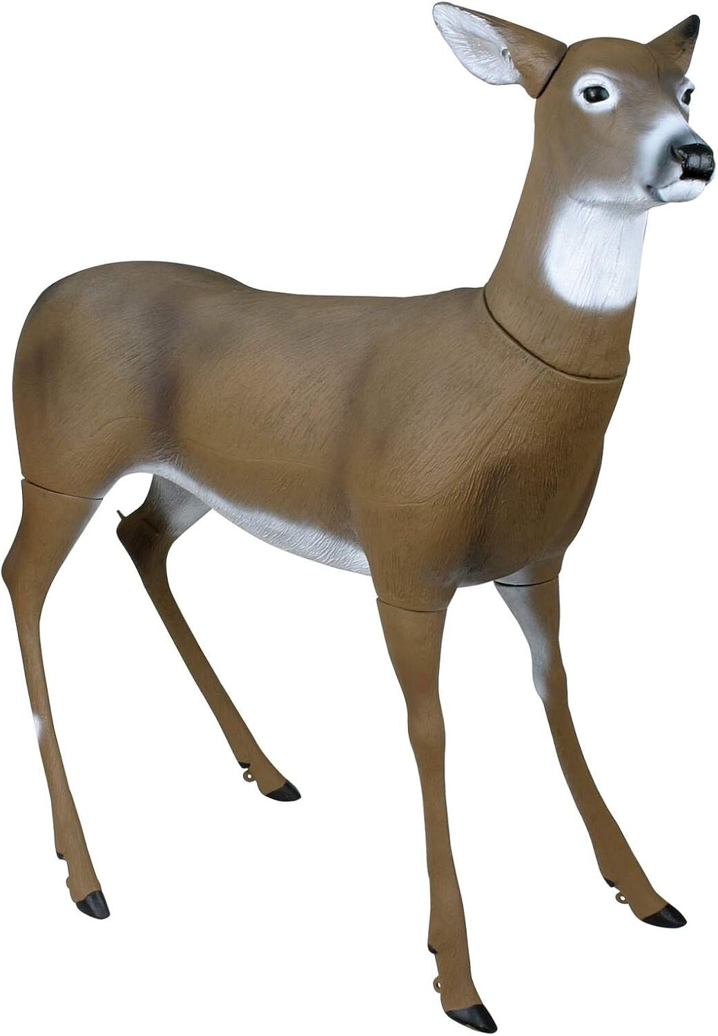 Field-Proven Aluminum Deer Decoy with Adjustable Ears - For Serious Hunters
