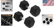 Load image into Gallery viewer, Versatile 35 lb Hex Dumbbells - Ideal for Efficient Muscle Toning and Strength