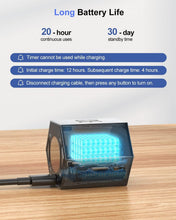Load image into Gallery viewer, Versatile Hexagon Productivity Timer - 6 Preset Times &amp; Custom Options - Gray