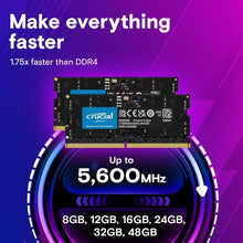 Load image into Gallery viewer, 32GB Dual-Channel Laptop RAM DDR5 4800MHz - Supports Intel &amp; AMD Processors