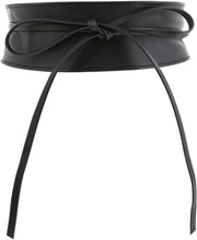 Load image into Gallery viewer, Sustainable Women's Obi Belt - Durable Italian Leather with Timeless Elegance