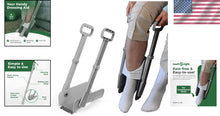 Load image into Gallery viewer, Sleek Two-Handle Dressing Tool for Comfortable and Easy Sock Application