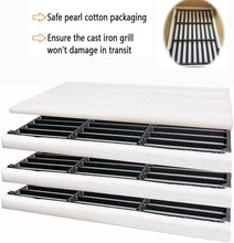 Load image into Gallery viewer, Professional Searing Cast Iron Grill Grates for Charbroil and Broil King, 3 Pack