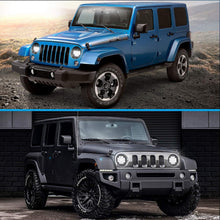 Load image into Gallery viewer, High Beam 7-Inch LED Headlights - 105W with DRL for Jeep Wrangler &amp; Motorcycles