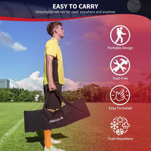 Load image into Gallery viewer, Durable 7x7 ft Bow Frame Net with Adjustable Tee &amp; Strike Zones for Training