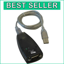 Load image into Gallery viewer, High-Speed USB to DB9 RS232 Adapter with 3ft Cable for PC &amp; Mac Connectivity