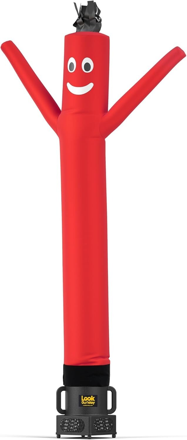 7ft Inflatable Tube Man - Wacky Waving Air Dancer with Weather-Resistant Blower