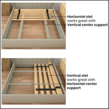 Load image into Gallery viewer, Enhance Your Bed's Support with 0.68-Inch Wooden Slats for Queen Size Mattresses