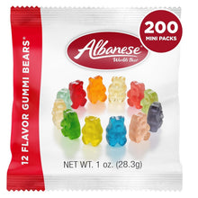 Load image into Gallery viewer, World's Best 12 Flavor Gummi Bears - Gluten Free &amp; Low Sodium Candy Pack