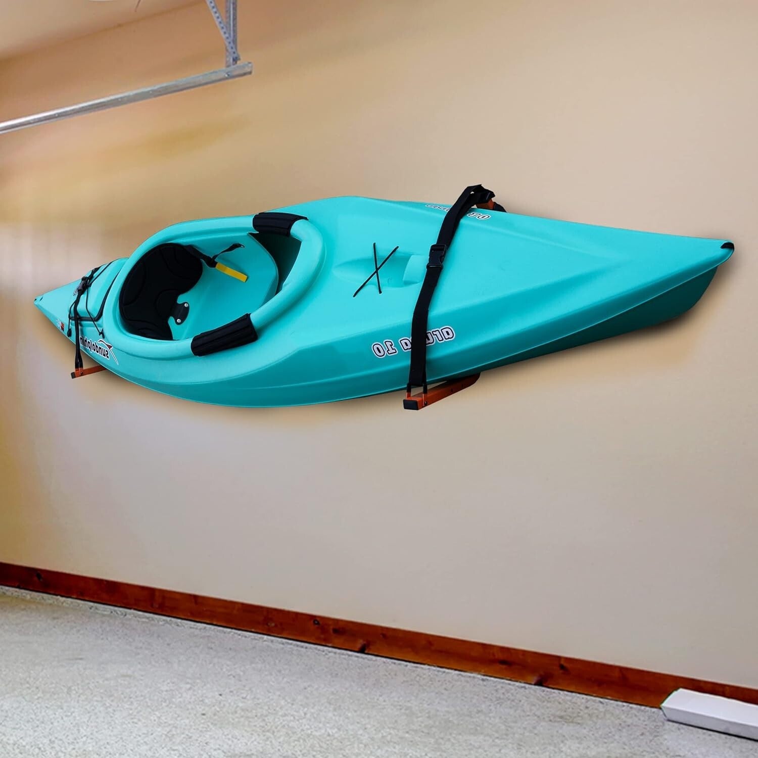 Durable Steel Kayak and Paddle Board Wall Storage - Easy Installation and Secure