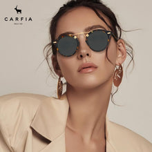Load image into Gallery viewer, Retro Double Bridge Polarized Sunglasses for Women | UV Protection &amp; Elegance