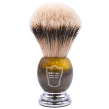 Load image into Gallery viewer, Premium 3-Band Silvertip Badger Brush with Chrome Base - Includes Stand