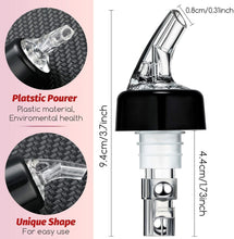 Load image into Gallery viewer, Precision Liquor Pourers - 40 Automatic 1 oz Measured Spouts with Sealed Caps