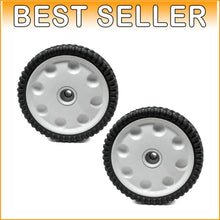 Load image into Gallery viewer, Aftermarket 2 Pcs Front Wheel Set - 8 Inch Compatible with Troy-Bilt Lawn Mowers