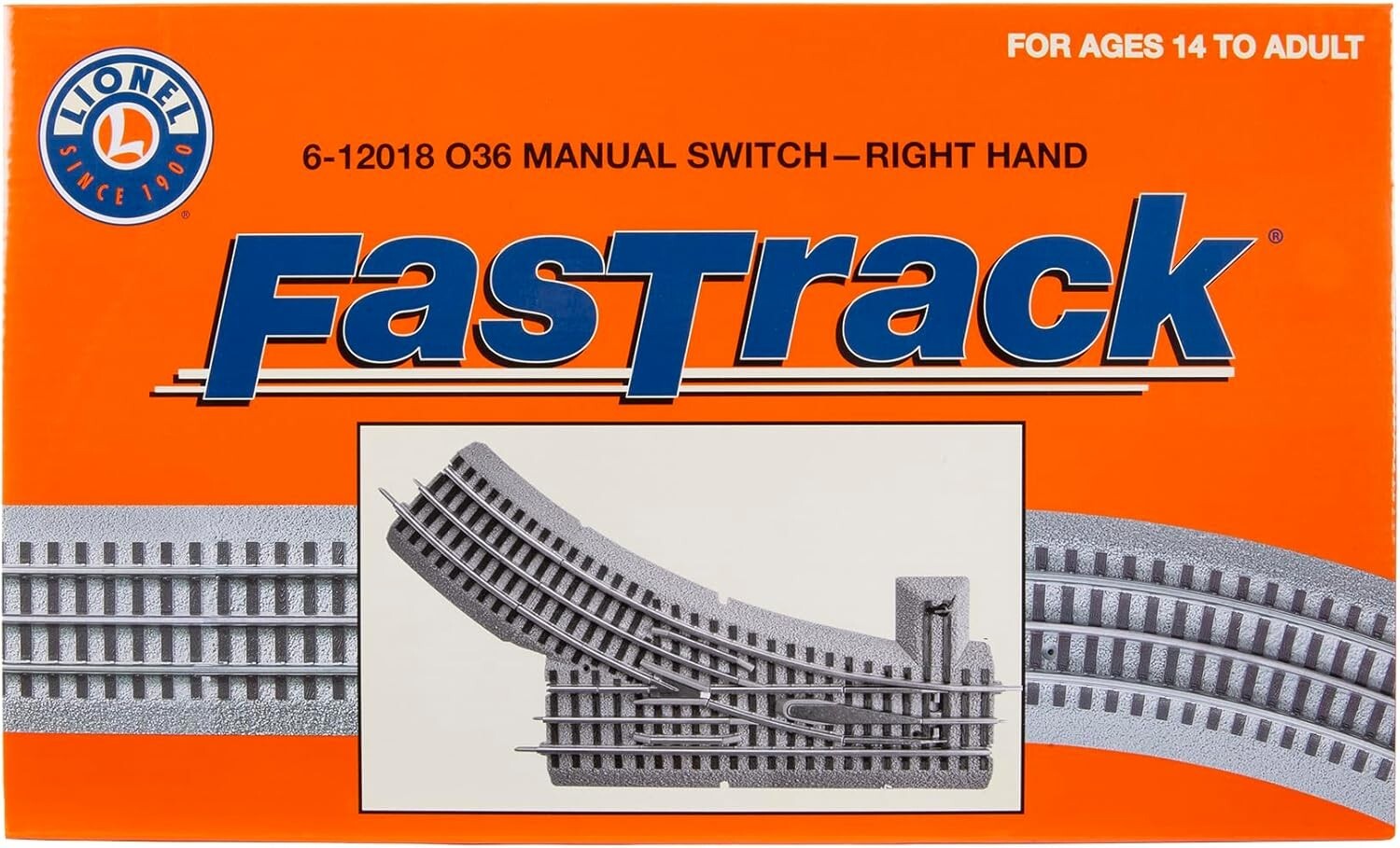 Easy Assembly FasTrack 036 Right-Hand Switch - Enhance Your Train Track Setup