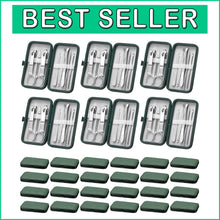 Load image into Gallery viewer, Professional 24-Piece Nail Care Set: Stainless Steel Tools with Travel Case