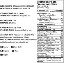 Load image into Gallery viewer, 15 lbs Organic Whole Grain Millet - Versatile, Gluten-Free, and Kosher