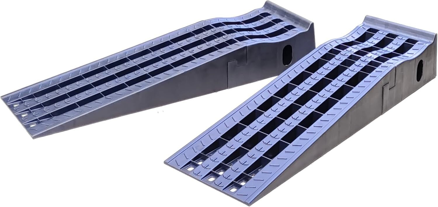 Portable Car Ramps with 6,500 lbs Capacity - Extendable Design for Accessibility