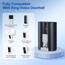 Load image into Gallery viewer, Essential 3-Pack Ring Compatible Battery &amp; 3-Channel Charger – Fast USB Charging