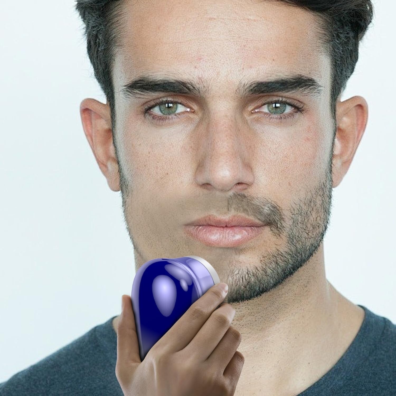 Wet and Dry Portable Shaver - Lightweight Rechargeable Electric Razor for Travel