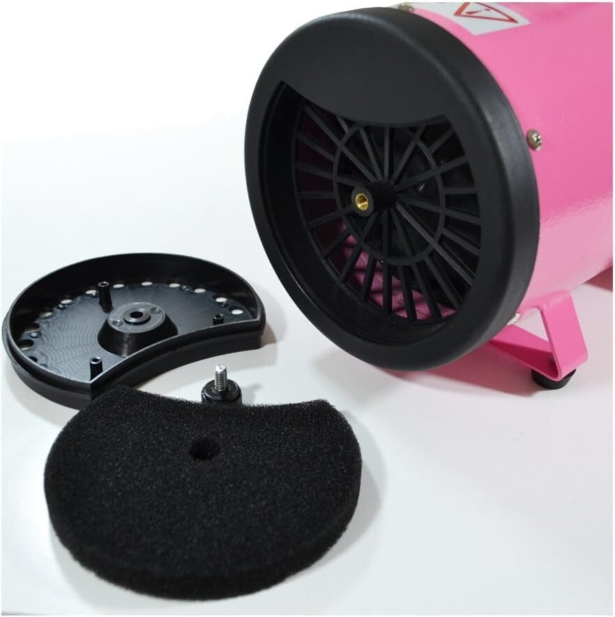 Flying Pig High Velocity Pet Grooming Dryer - Adjustable Stand & Heat Control