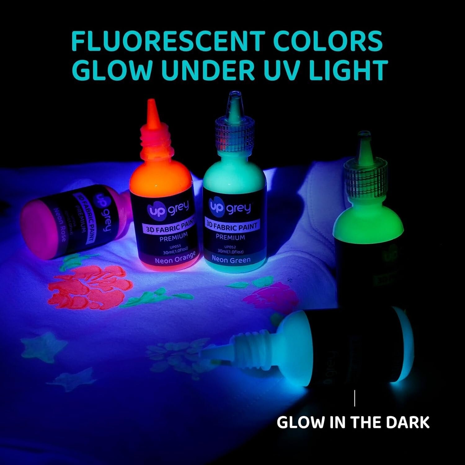 60 Shades of Non-Toxic Fabric Paint - 3D Texture, Easy Application, All Projects