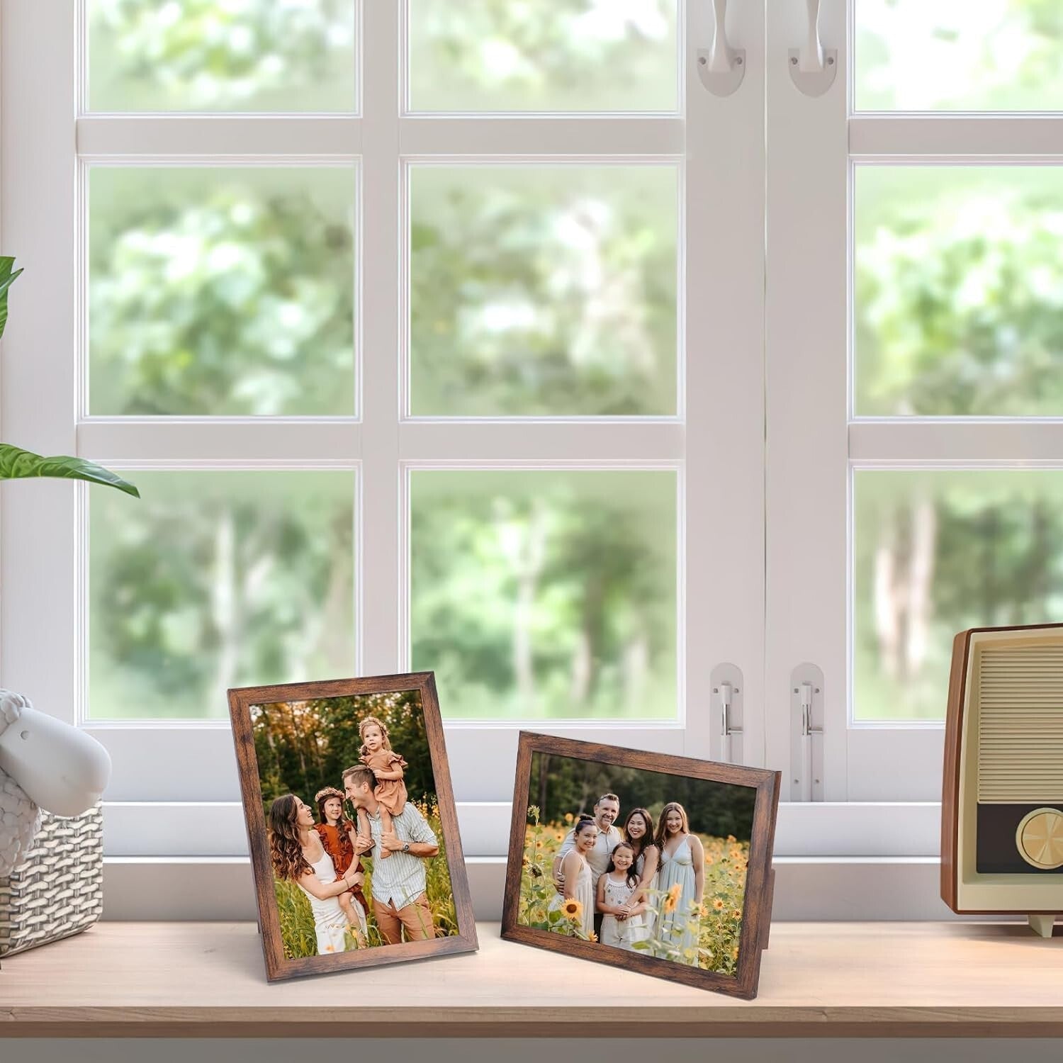 Affordable 18-Pack Rustic Brown Frames for Wall Art and Family Photos