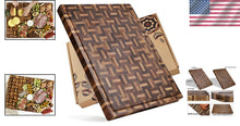 Load image into Gallery viewer, Extra Large Reversible Cutting Board - Acacia &amp; Oak - Perfect for Meat &amp; Cheese