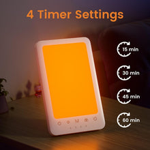 Load image into Gallery viewer, Portable Sunlight Therapy Lamp with 11 Colorful Lights &amp; Memory Function
