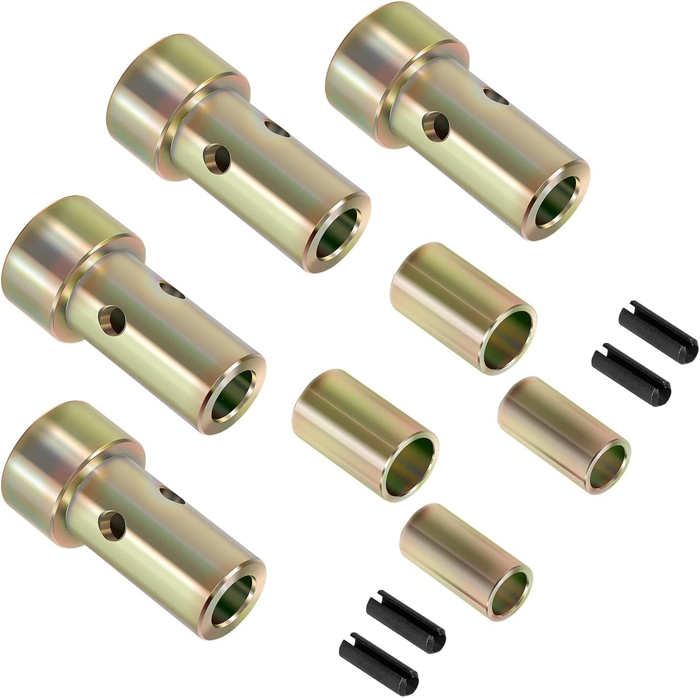 2 Pairs of Quick Hitch Adapter Bushings for Category 1 Tractor Implements