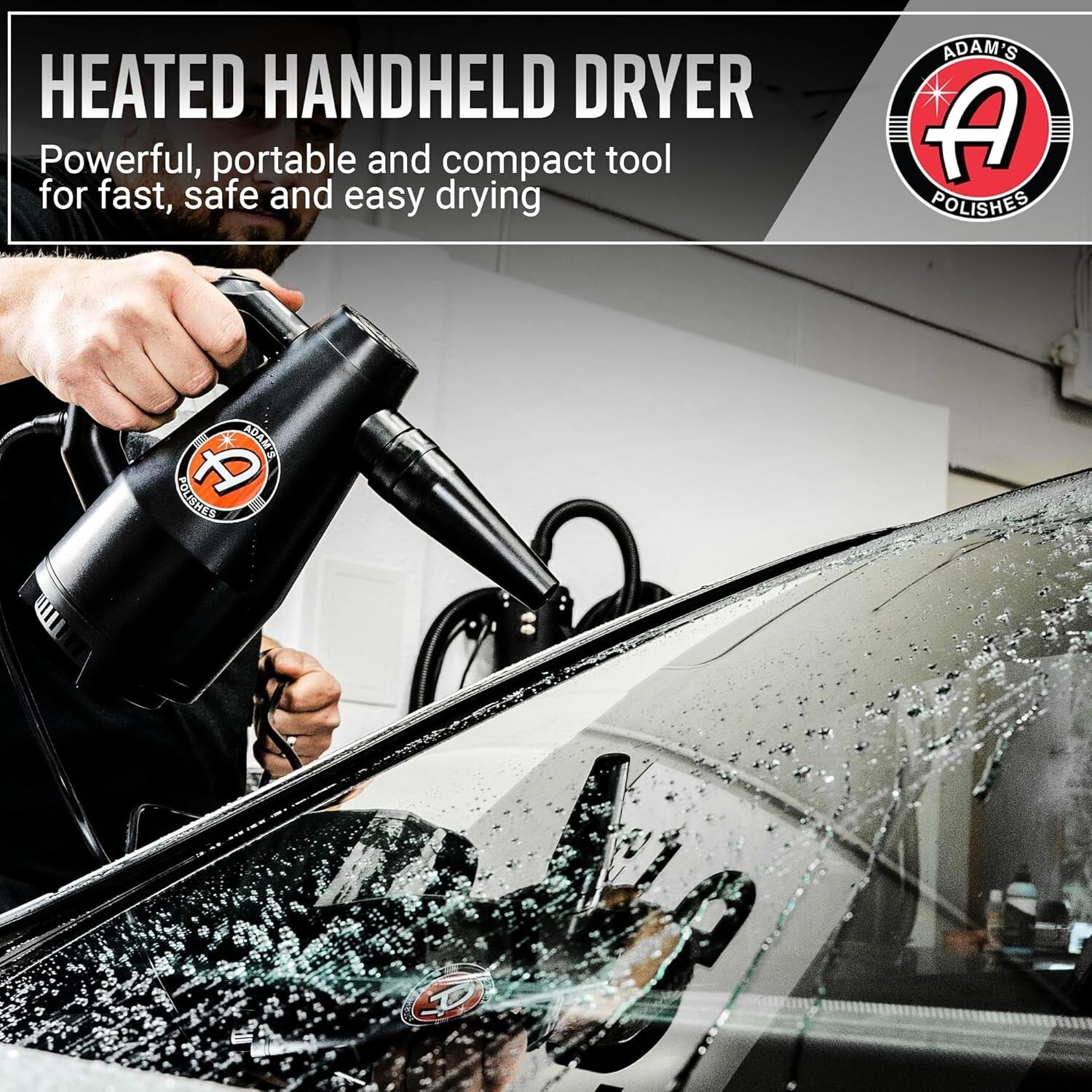 Effortless Touch-Free Auto Dryer with 20-Foot Cord - Perfect for Detailing