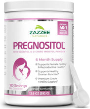 Load image into Gallery viewer, All-Natural Vegan Fertility Support Powder - PREGNOSITOL, 16.62 oz, 183 Servings