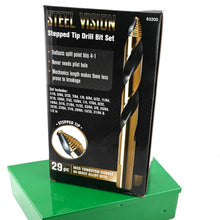 Load image into Gallery viewer, 29-Piece High-Speed Cobalt Stubby Drill Bit Set for Precision Metal Cutting
