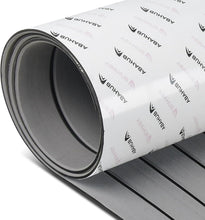 Load image into Gallery viewer, Gray Faux Teak EVA Foam Boat Decking 96''x16.8'' - Durable &amp; Protective Flooring