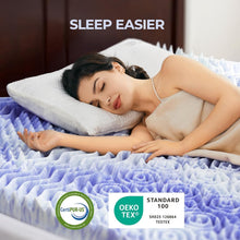 Load image into Gallery viewer, Cooling Gel-Infused 7-Zone Twin XL Mattress Topper for Ultimate Pressure Relief