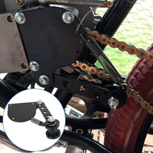 Load image into Gallery viewer, Polished Aluminum 2 Stroke Exhaust Muffler Silencer + Chain Tensioner for Bikes