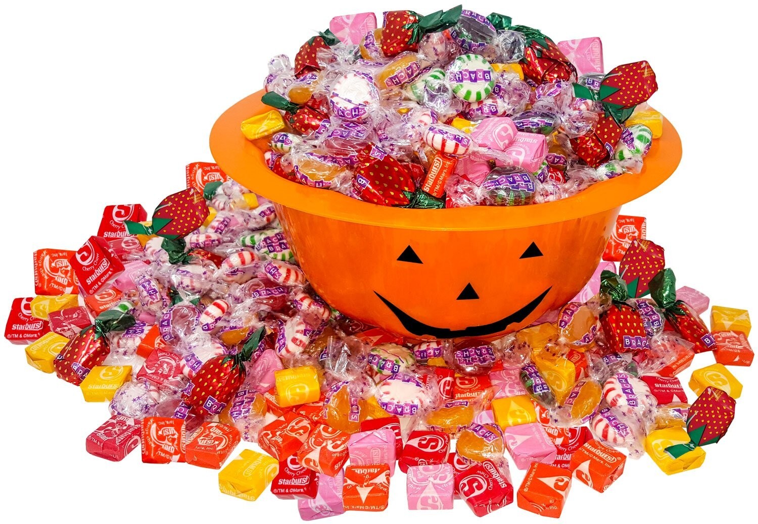 Assorted Soft Chewy & Hard Candy Mix - 700 Individually Wrapped Treats - 156 oz