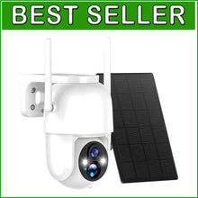Load image into Gallery viewer, 2K Solar Security Camera | Wireless Outdoor PTZ with 355° View &amp; Night Vision